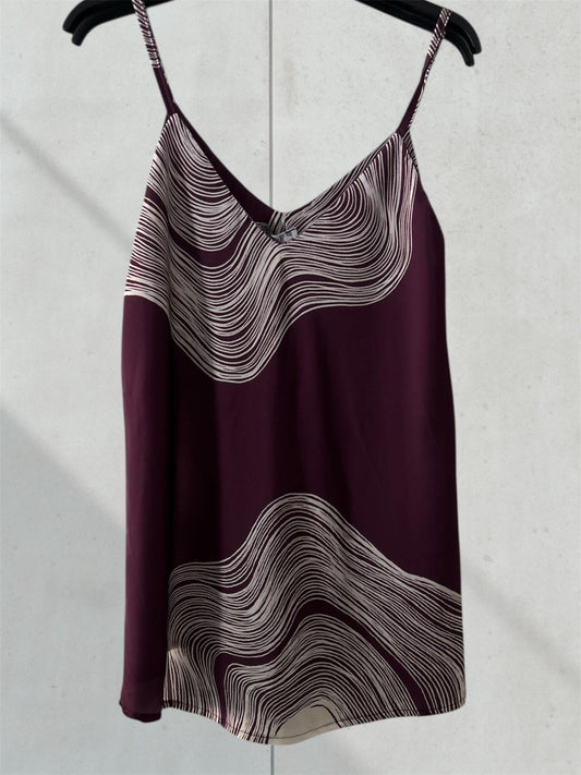 Canotta in satin